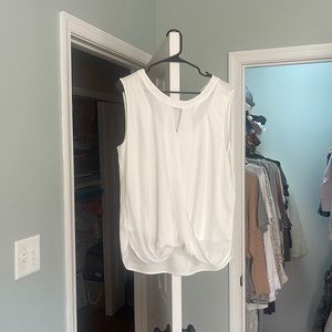 White Blouse with tie on the back